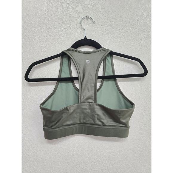 NWT All Access for Bandier Front Row Sports Bra Dark Green Size S/P - Picture 2 of 5